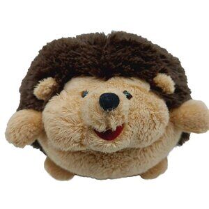 Hedgehog Plush Round Brown Tan Stuffed Animal 5" Fashion Pillows